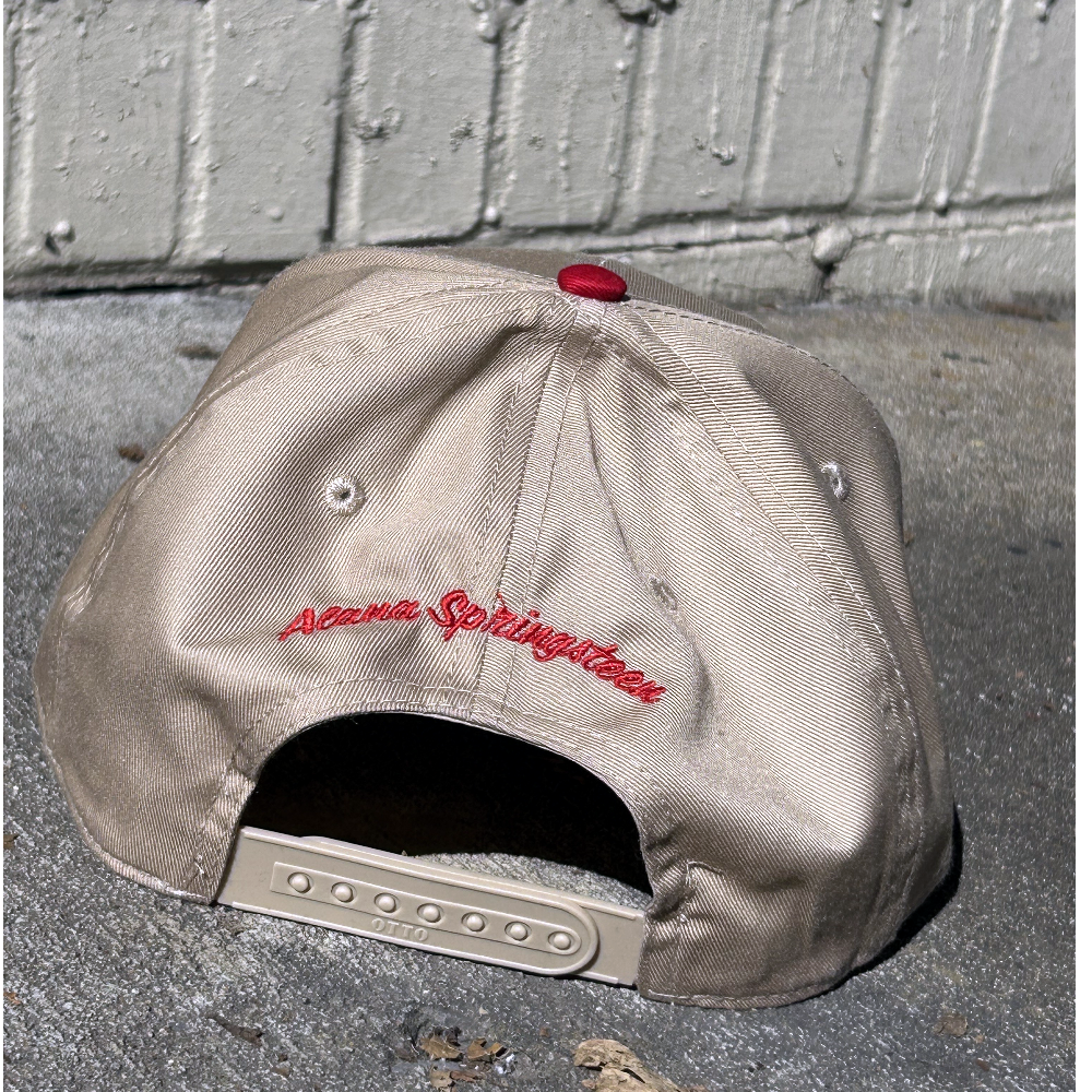 cowboy and tequila khaki and red hat