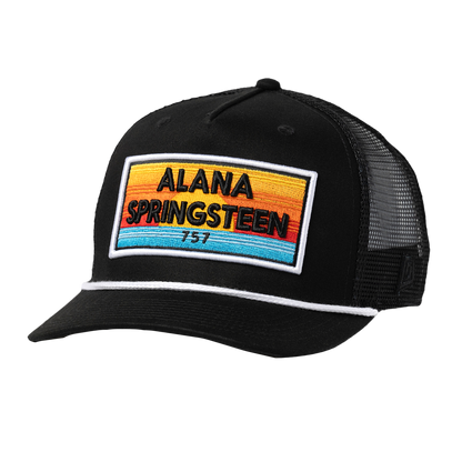 sunset snapback hat