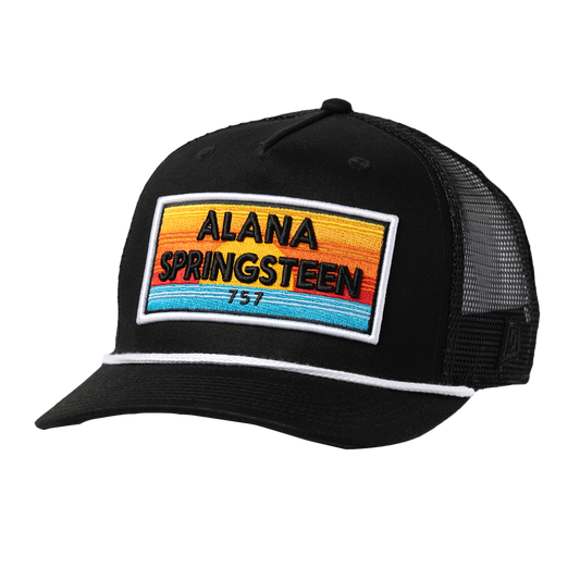 sunset snapback hat