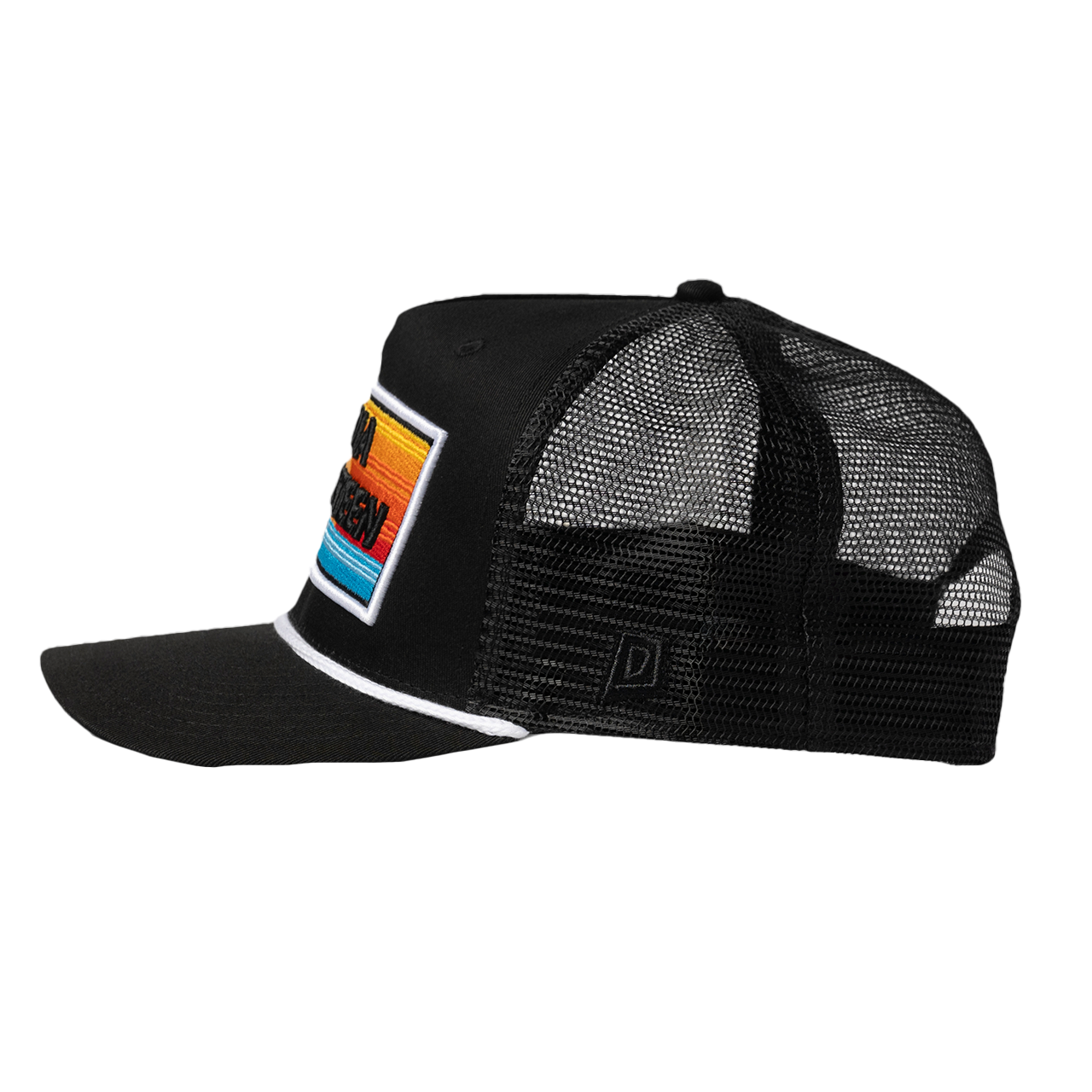 sunset snapback hat