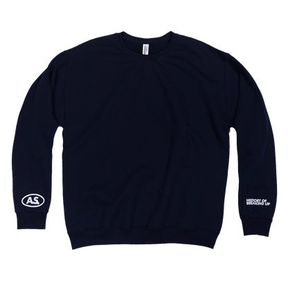 navy crew sweatshirt