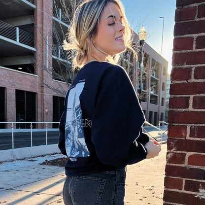 navy crew sweatshirt